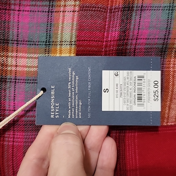 U iversal Threads Responsible Style Flannel Shirt - Picture 3 of 5
